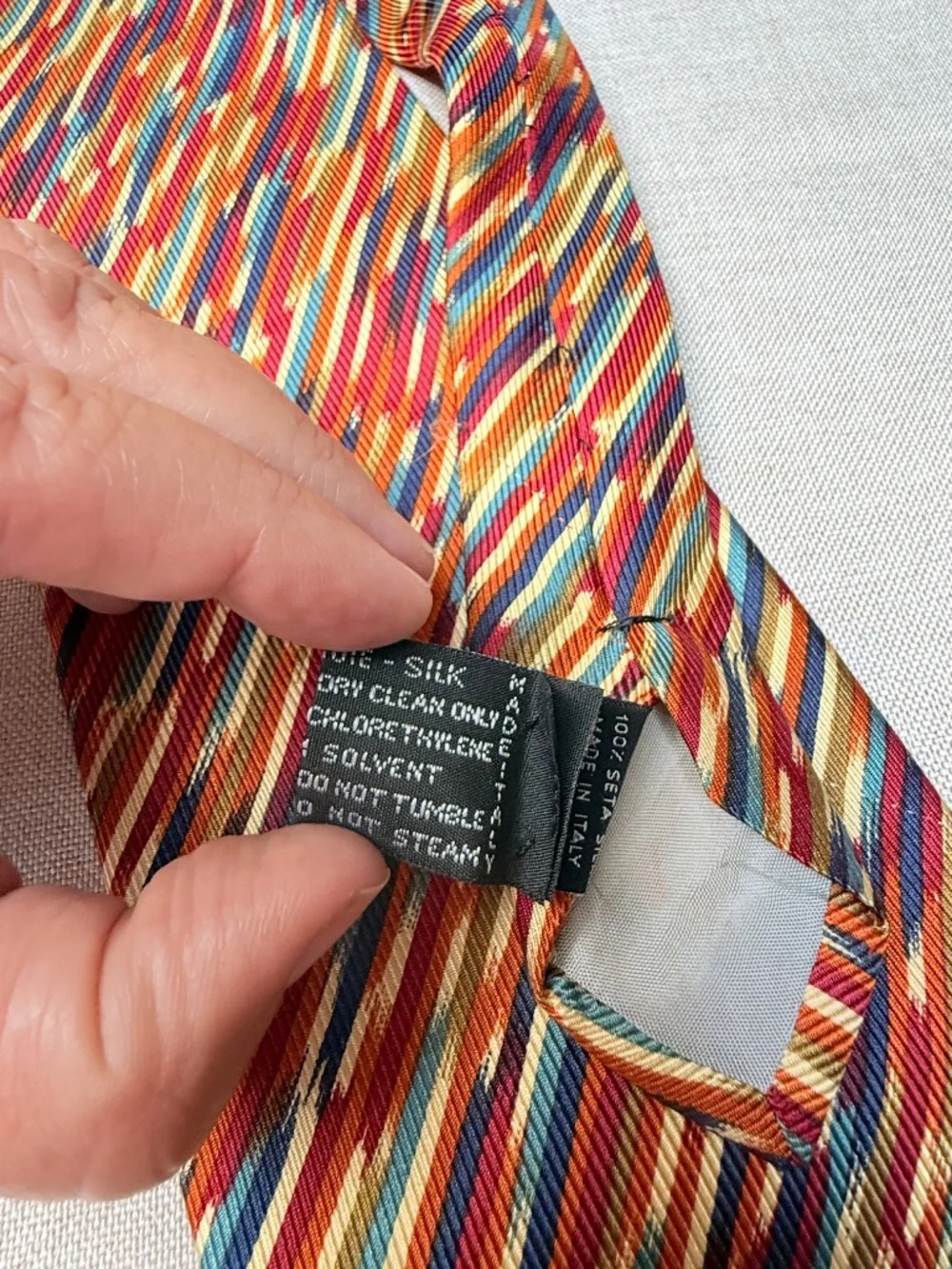 Vintage Missoni Cravatte Necktie Made in Italy